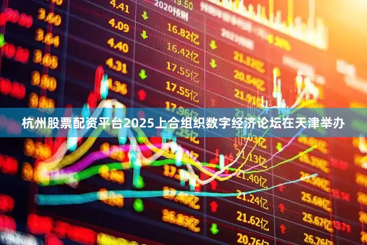 杭州股票配资平台2025上合组织数字经济论坛在天津举办