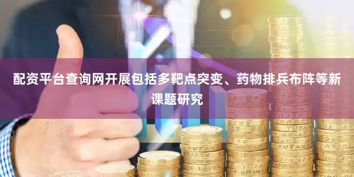 配资平台查询网开展包括多靶点突变、药物排兵布阵等新课题研究
