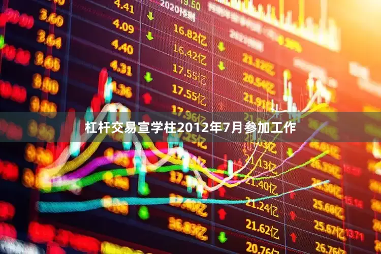 杠杆交易宣学柱2012年7月参加工作